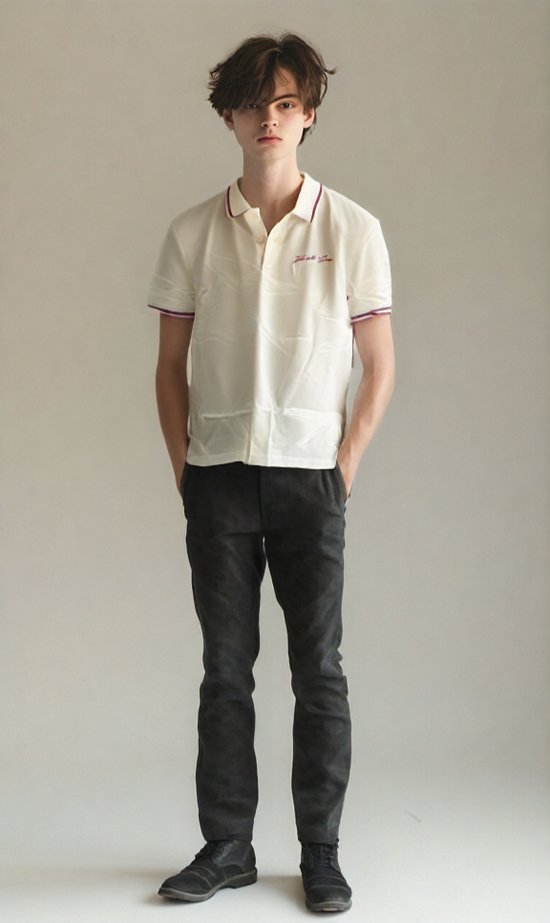 White Polo T-shirt