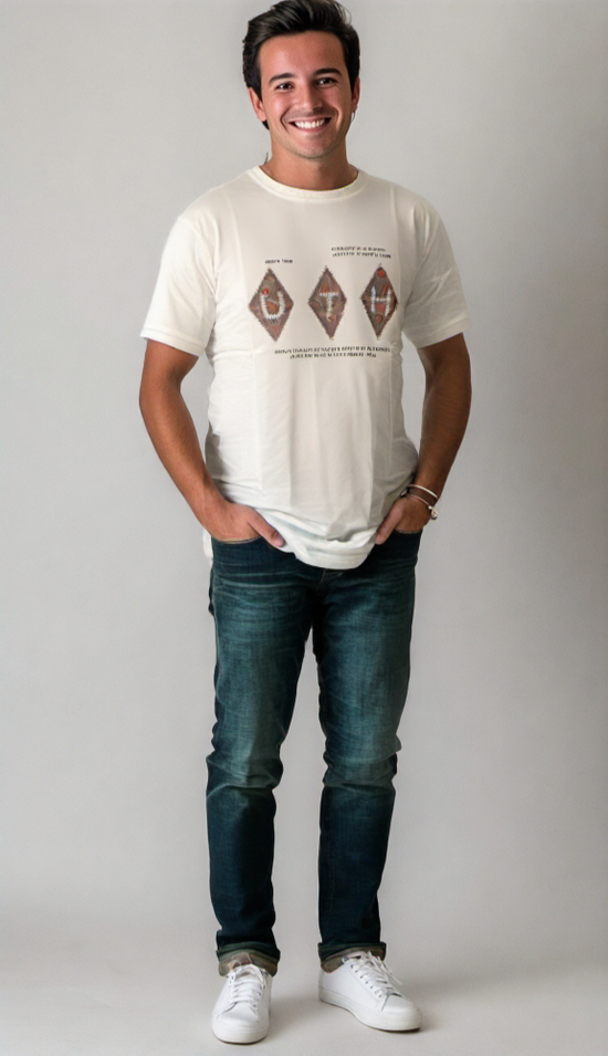 White Printed T-shirt